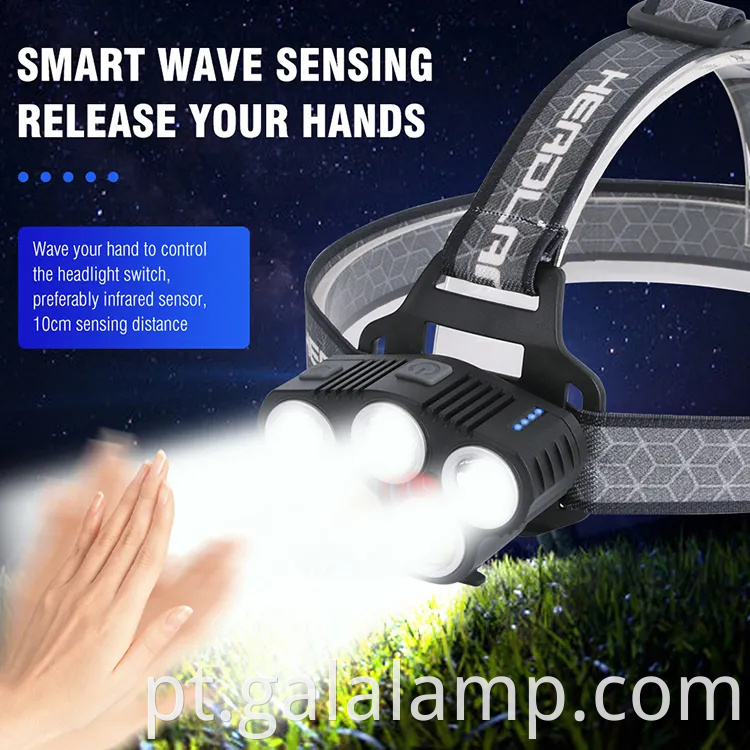 Ultra Bright LED cinco faróis para aventuras ao ar livre